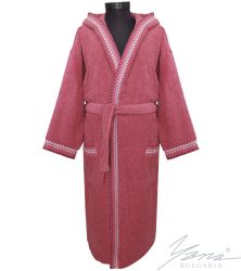 Bademantel für Erwachsene F296 dunkles Rosa