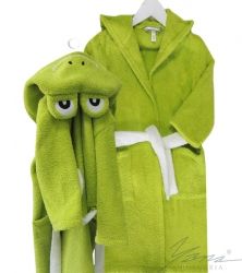 Gyermek fürdőköpeny MicrocottonKERMIT