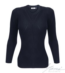 Női pulóver veri kék
