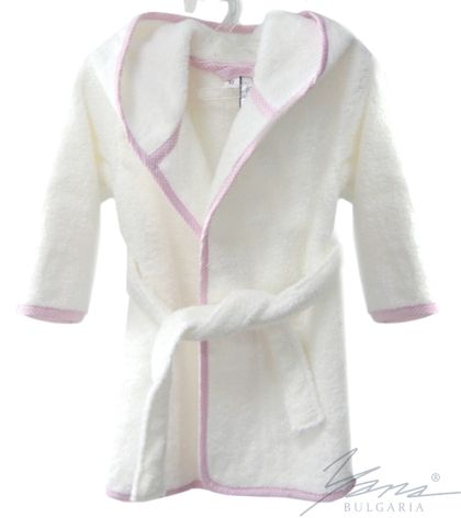 Kids' bathrobe Iva Microcotton white girl