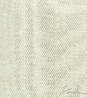 Damen-Wollpullover mit Stehkragen, ecru