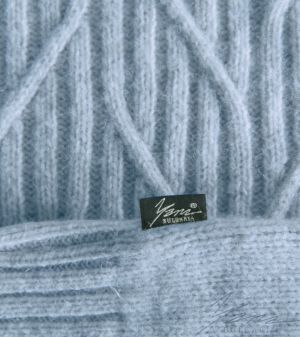 Női pulóver kék színű