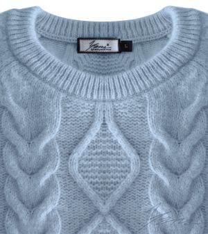 Női pulóver kék színű