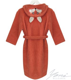 Gyermek fürdőköpeny Microcotton roka
