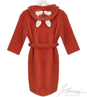 Gyermek fürdőköpeny Microcotton roka